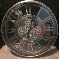 Moving Gears Wall Clock