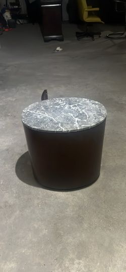 Round Marble Top Side Table