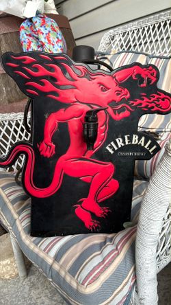 Fireball Cinnamon Whisky Refrigerated Bottle Display Cooler –