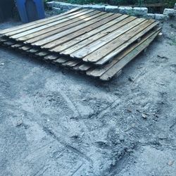 Wood fence panels AND gates Used - NICE!