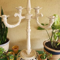 Vintage candelabra candle holder