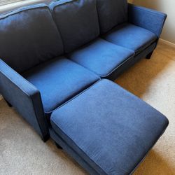 Fairly Blue Futon