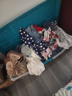 Large lot of girl clothes and shoes size 3T and 4T . Shoes size 8 and 9