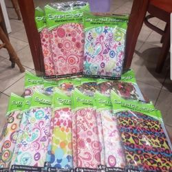 Kittrich Stretchable Book Covers, Assorted Prints, Standard, 24/Pk