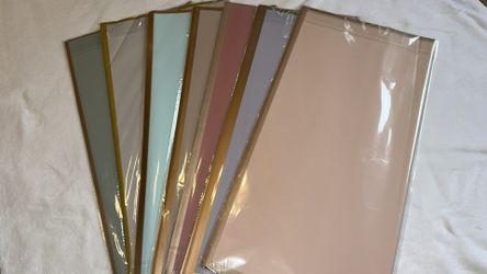 Plain Color Floral Paper