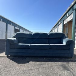 Blue 3-Seat Couch