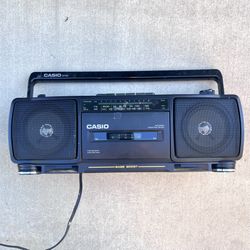 FOR PARTS/REPAIR Vintage Casio CP-50 Boombox Radio