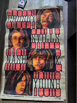 CSNY Poster - Rock icons memorabilia