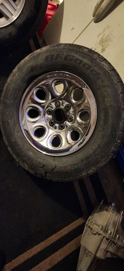 Gmc, chevy rim, spare