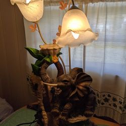 Elephant Table Lamp Fountain 