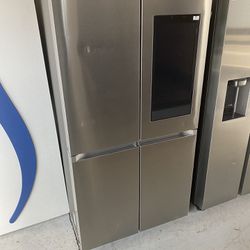 Stainless Steel 29 Cu. Ft. Smart 4-Door Flex Refrigerator With Family Hub