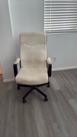 High-Back Office Chair with Wheels