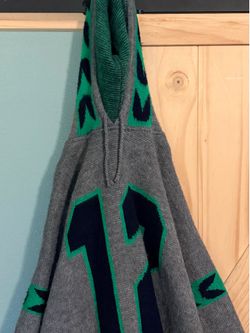 Brand New Never Worn Seahawks Poncho - Very Soft & Comfortable Seahawks #12 FAN