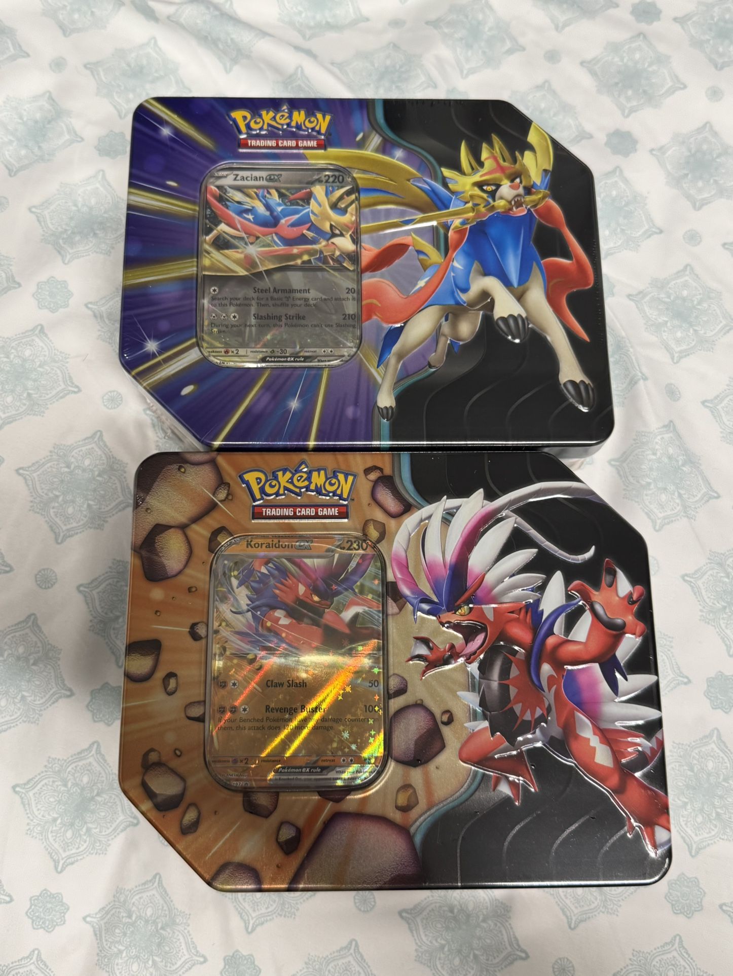 Pokemon Slashing Legends Tin Sealed Set 