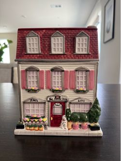 Sherwood Ceramic Cookie Jar - flower shop- vintage