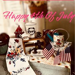 Americana Decor Is Hot! Many Items To Choose From.