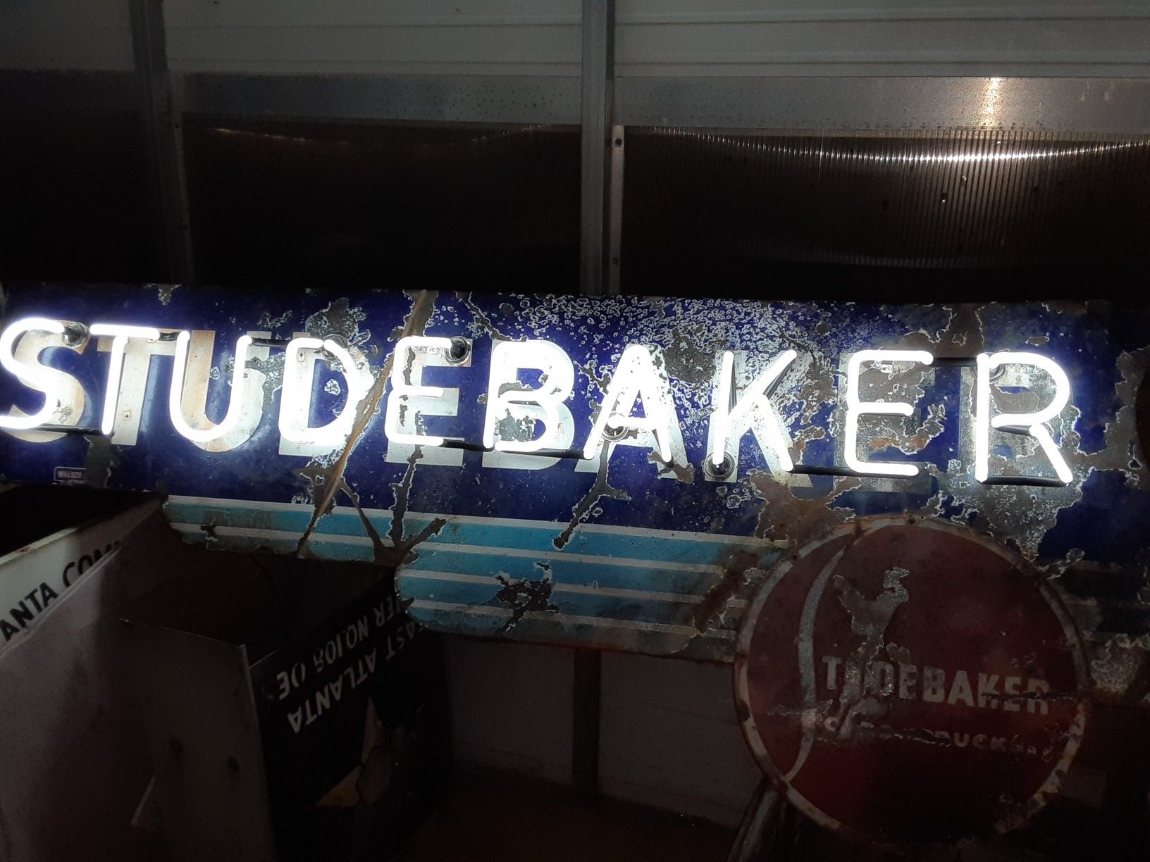Studebaker Porcelain Neon dealership sign
