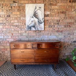Mid century Bassett dresser , media stand 