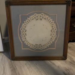Framed Lace Art