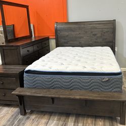 Peter Bedroom Set Starting At $899 With Easy Finance