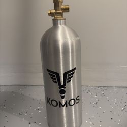 KOMOS 5 lb CO2 tank | CGA320 | US DOT Approved