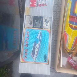 Vintage 80s Remote Control Speed Boat