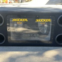 Kicker Subwoofers And Box