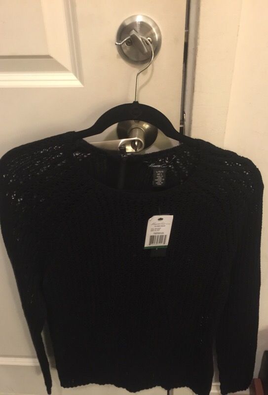 KENNETH COLE NEW YORK BLACK SWEATER NEW / UNUSED