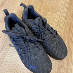 Hardly Worn Puma Grey & Light Blue Fitness Shoes