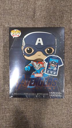 BRAND NEW Funko Pop Captain America FYE Limited Edition with T-shirts (XL)