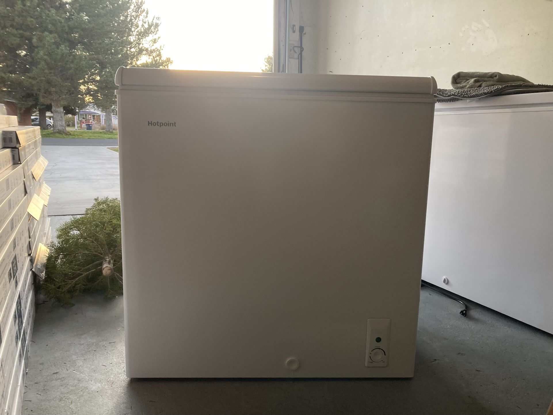 Hotpoint Freezer Model HCM7QWCWW Barely Used Perfect Condition