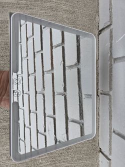 DeWEISN LED Makeup Mirror 10”x7.5” Rechargeable 98 LEDs Touch Sensor USB-C — New (Box Damaged)