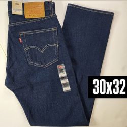 levis premium 501 dark navy 30x32