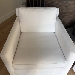 RH Restoration Hardware Swivel Chairs (2)