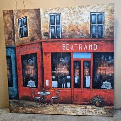 Large Bertrand Cafe Painting
