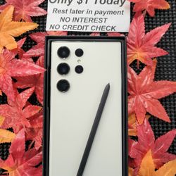 Samsung Galaxy S22 Ultra 5g 128gb Unlocked, FREE Smartwach/ Headphones. Pay $1 Today Rest in payments. NO CREDIT NEEDED FINANCING