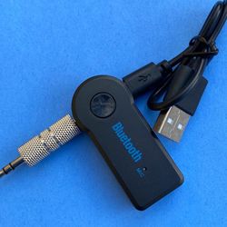 Bluetooth Car Aux Audio Stereo Music Adapter Receiver Transmitter 3.5mm 
