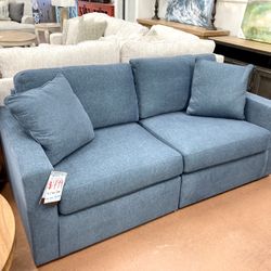 New 76” 2 Piece Modular Sofa