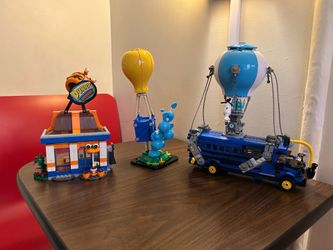 3 Fortnite Lego Sets (Assembled)