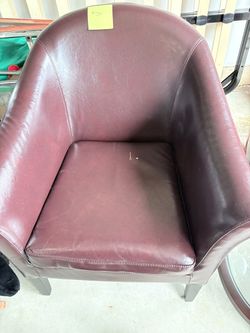 Leather chairs