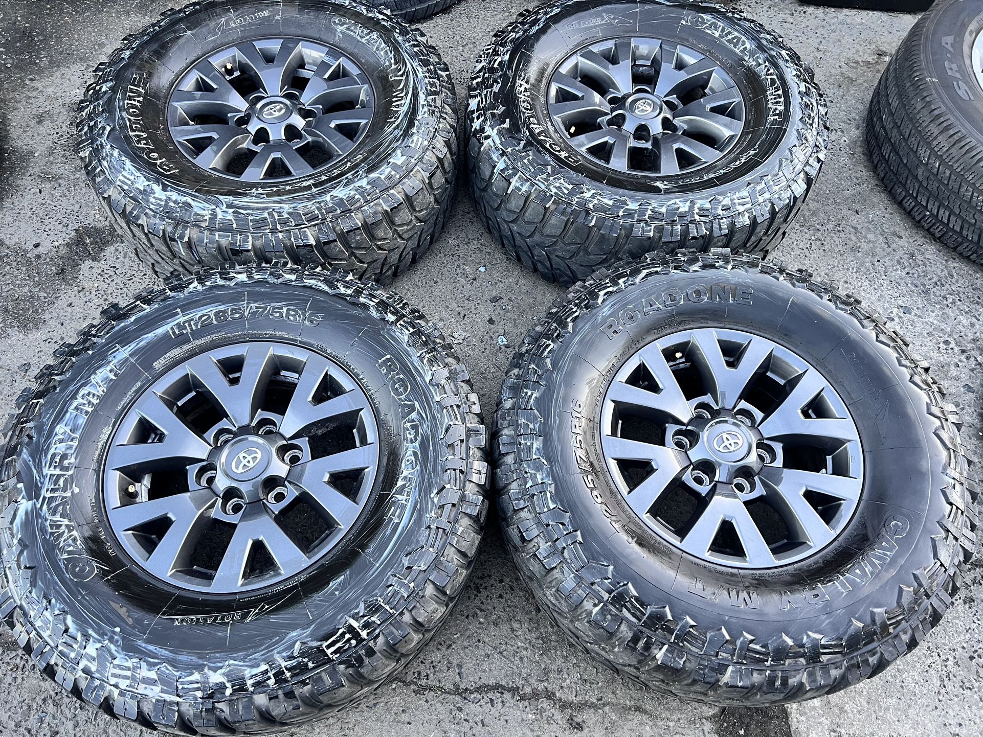 16” Toyota Tacoma Rims And Mud Tires For Sale 285-75-16