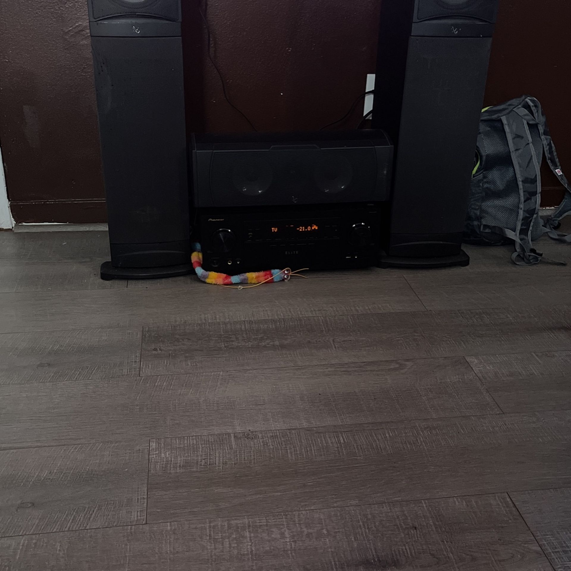 Infinity Towers With pioneer Elite Receiver !