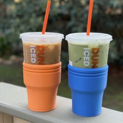 Dunkin Plastic Koozie