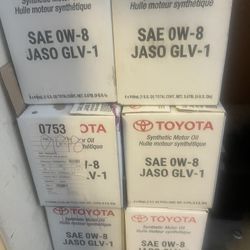 Aceite. OEM.  Toyota. 0w8