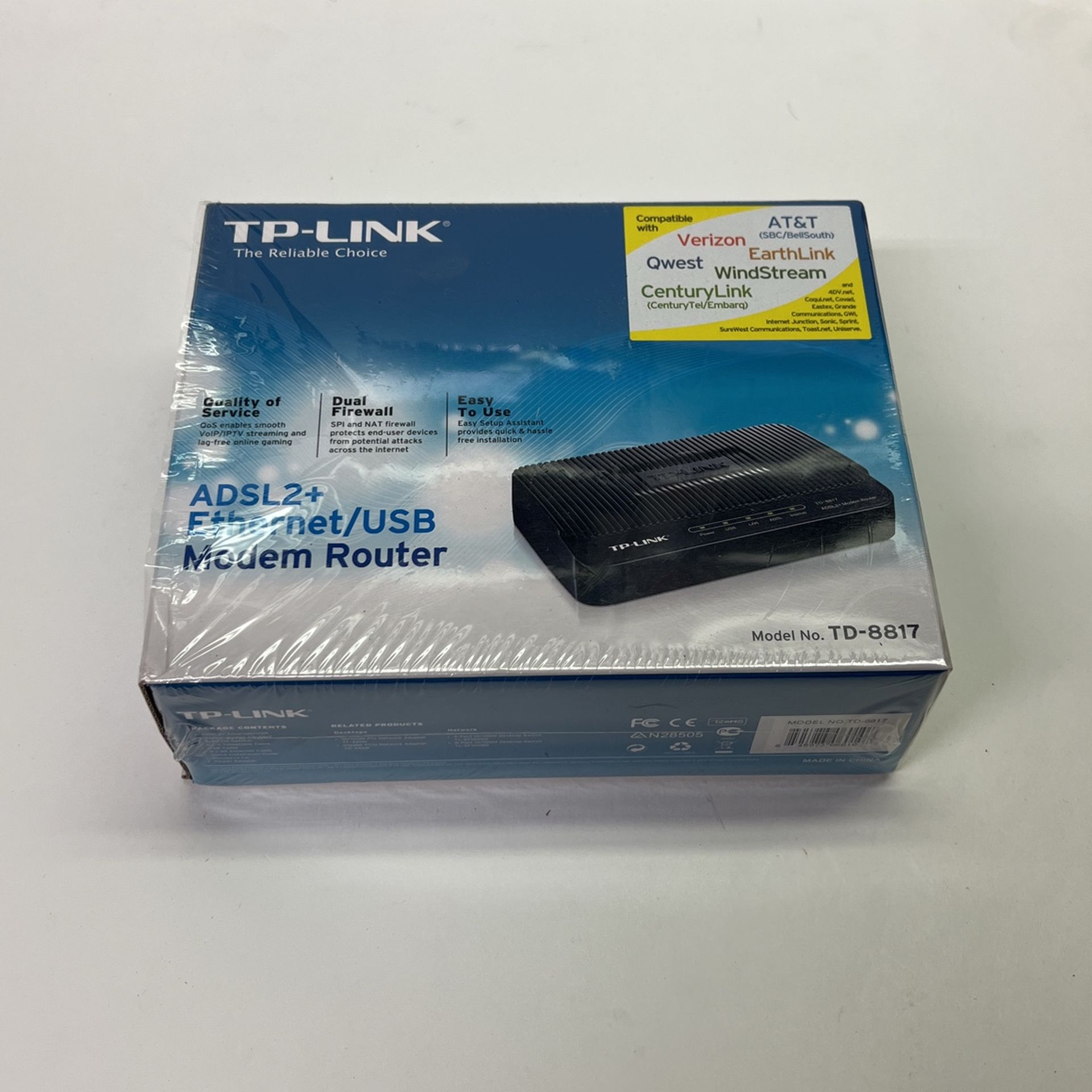 TP-Link ADSL 2+ Ethernet/USB Modem Router