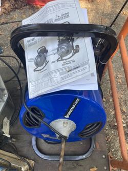 Hydrostar Drain Monster 50 Ft Drain Cleaner 68285 Used Once