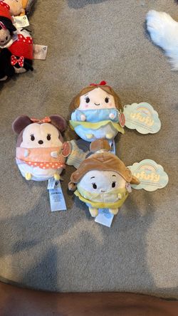 Disney ufufy Snow White, Belle, Minnie