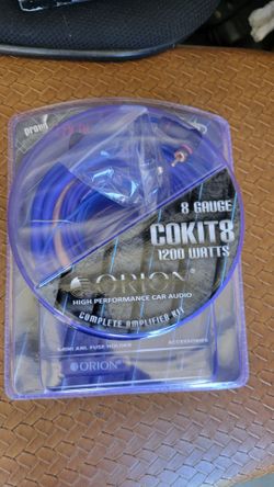 8 Gauge Amp Kit Orion