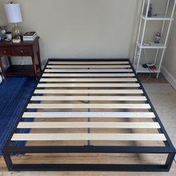 Bed Frame, Mattress, Tempur-Pedic Mattress Topper 