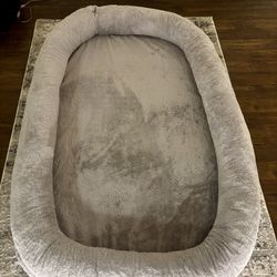 Human Size Dog Bed for People and Pets; 77”x51”x11” 